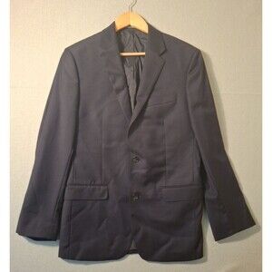 Lauren Ralph Lauren Blazer Men 39 Slim Navy Blue Jacket Sport Coat Wool